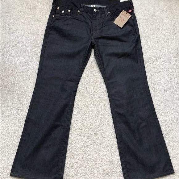 TRUE RELIGION Men's Bootcut Flap Jeans, Inglorious - Picture 4 of 8